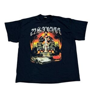 Savage Mode II 21 Savage Merch Short Sleeve T-Shirt Men’s Sz 2XL